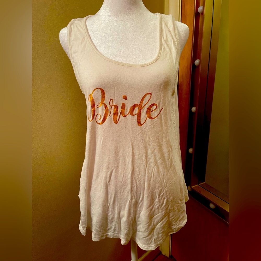 “Bride” Tank Top Size M